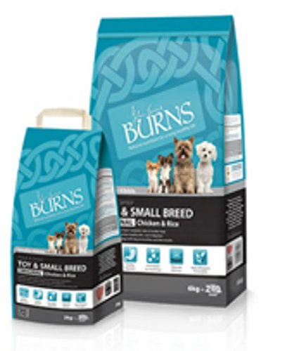 Burns Adult Small Toy Breed Chicken & Rice Complete Dog Food 2kg