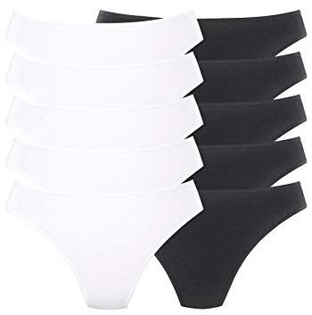 Goin Damen Strings von | 10 Stück (40/42, 5 x schwarz | 5 x weiß)