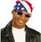 NET TOYS Amerika Kopftuch USA Bandana Stars and Stripes Kopfbedeckung Männer Herrenkopftuch Rocker Biker Haube Tuch Kostüm Accessoire Easy Rider