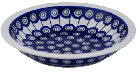Unbekannt Original Bunzlauer tiefer Teller/Suppenteller/Essteller Ø22.5 cm, H=4.5cm Dekor 8