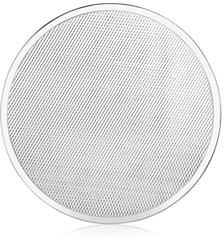 Nueva estrella de la Restauración 50974 Pizza/hornear Protector de, sin costuras, de grado comercial, aluminio, 16 pulgadas, paquete de 6