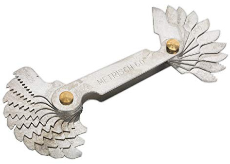 Sealey AK71SPG Metric Screw Pitch Gauge Set, Silver