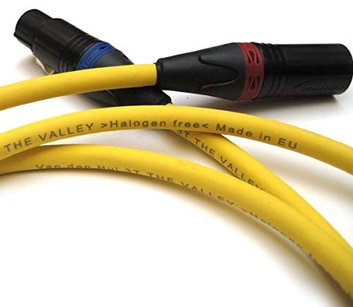 VAN DEN HUL The Valley XLR 1.0 MT Rame Argentato ORIGINALECOPPIA L+R Cavi Garanzia Ufficiale