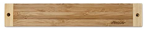 Arcos Supports magnétiques - Support magnétique pour couteaux - Fabriqué en bambou 300 x 45 mm - Couleur marron
