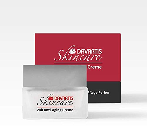 Davartis® Skincare - 24h Anti-Aging Creme 50ml - mit innovativer Wirkstoffkombination sowie hoch- und niedermolekularer Hyaluronsäure