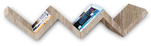 HTI-Line Stufenregal Altona Bücherregal CD Regal Wandpaneel Sonoma