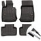 moto-MOLTICO 3D Gummimatten Auto, 4-teiliges Set, Allwetter Gummi Fußmatten, Antirutsch & Wasserfest Autoteppiche - passend für Mercedes GLC-klass X253 2015-2022