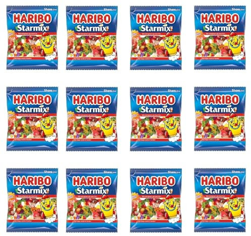 HARIBO Starmix Share Size Bag - Pack of 12 x 160G