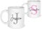 Personalised Mug Initial with Name, Initial Mug, Pink or Blue, Custom Gift for Couples, Her, Mum, Dad, Friend, Nan or Girls