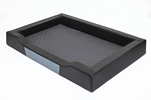 PillowPrim Hundebett Hundeschlafplatz Hundesofa Hundekissen Ruheplatz Hundematratze Hundehütte Hundeplatz Hundekorb Liegekissen 93x62 cm