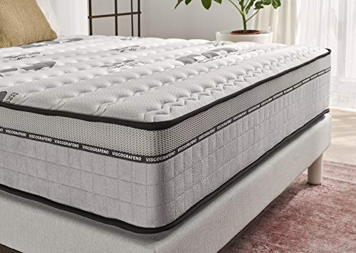 Naturalex - Matratze 90x200 cm Carbone Plus Kaltschaummatratze Härtegrad H4 - Öko-Tex Zertifiziert - CarboTex 7 Zonen Matratze Höhe 30 cm - Made in EU
