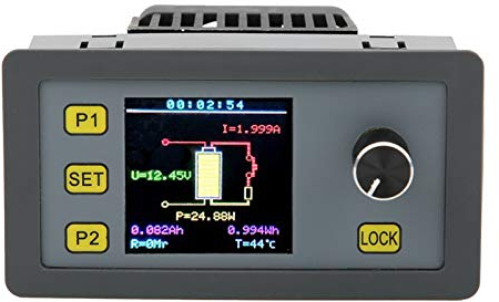 Risegun Modulo di Carico Elettronico, Modulo Tester di Capacità della Batteria a Corrente Costante Regolabile Tester di Potenza di Resistenza allo Scarico Intelligente WEL3005 30W 5a