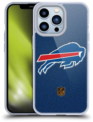 Head Case Designs Licenciado Oficialmente NFL Fútbol Logotipo de Buffalo Bills Caso Funda de Gel Suave Compatible con Apple iPhone 13 Pro
