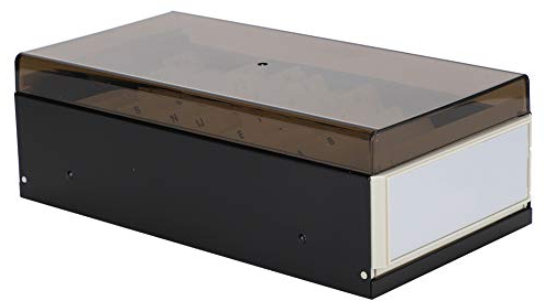 Visitenkartenhalter Etui Box Organizer Große Visitenkarten-Aufbewahrungsbox Schwarz Riesiges Visitenkartenetui Visitenkartenspender Visitenkartenmappe Business