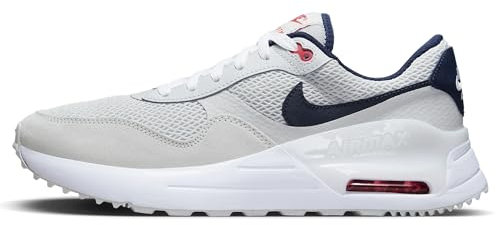 Nike Herren Air Max System Sneaker Farbe: Grau/Dunkelblau/Rot (013); Größe: EUR 40 | US 7 | UK 6