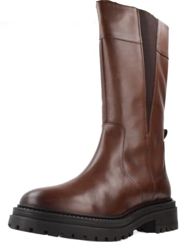 Geox D Iridea D, Stivali alla Moda Donna, Marrone Scuro, 37 EU