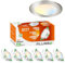 ALUSSO 6 Faretti LED da Incasso, 4W 310 Lumen Dimmerabile luci ultrasottili da soffitto e per l’illuminazione da interno, Lampada Bianco Caldo 3000K Bianco Neutro 4000K Bianco Freddo 6500K da Incasso