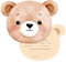 COLOFALLA 20pcs Bear Baby Prediction Cards Baby Shower Games 20 Players Neutral Unisex Baby Shower Party Favors Gender Reveal Games