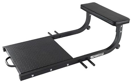 G5 HT SPORT Hip Thrust Hantelbank | Fitnessmaschine für Gesäß und Fitness mit elastischen Halterungen, hochdichtem Kissen und rutschfester Platte, Kapazität 300 kg