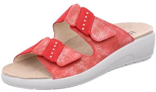 Rohde Damen Pantolette aus Leder mit Strass und losen Einlagen Rivella 5720