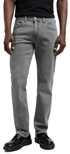 Lee Men's Daren Zip Regular Straight Fit Straight Leg Jeans, Alucard, 32 W/34 L