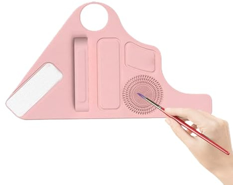 Mixeur Palette Organisateur Portable Plateau de Teint, Bracelet, Épingles à | Silicone Plateau Mélange Teint Poignet Organisateur Pinces Cheveux Artiste Portable Ajustable