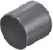 sourcing map 20pcs Rubber End Caps 48mm ID Vinyl Round Tube Bolt Cap Cover Thread Protectors Dark Grey