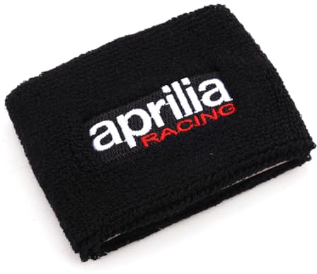 WSOPP Motorrad Bremsflüssigkeitsbehälter Abdeckung für Aprilia RSV4 RS660/457 RS4 50/125 Saugfähiges Ausgleichsbehälter Schützt Auslaufen Vibrationen Staub Zubehör,Black Style