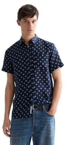 Scotch & Soda Herren Relaxed-fit Ss Shirt Hemd (1er Pack)