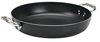 Pentole Agnelli Alblack Tegame in Alluminio, Acciaio Inossidabile, Nero, 20 cm