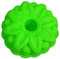 Moule à kouglof en silicone en forme de fleur (vert) - Moule en silicone - Moule à kouglof - Moule à gâteau en silicone - Moule à pain - Moule à fond de fruits - Gâteau en marbre