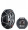 Schneekette THULE CB-12 PKW für die Reifengröße 215/45 R17 Preis-Leistungs-Sieger (1 Satz - 2 Stück Schneeketten) im Set mit hochwertigen Handschuhen
