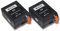 vhbw 2X Tintenpatronen kompatibel mit Canon Faxphone B60, B70, B75 Drucker - Schwarz (Wiederaufgefüllt)