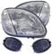 BESTPRICE 2x Hauptscheinwerfer vorne links + rechts H7 Frontscheinwerfer, Kompatibel mit MERCEDES-BENZ SLK (R170)