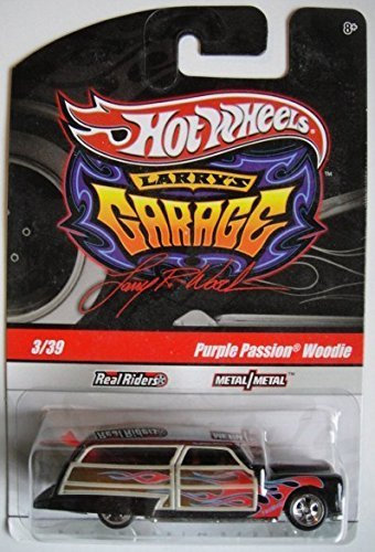 HOT WHEELS LARRY'S GARAGE BLACK PURPLE PASSION WOODIE 3/39