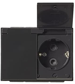 Niessen stylo - Base bipolar con toma tierra desplazada serie stylo blanco marfil