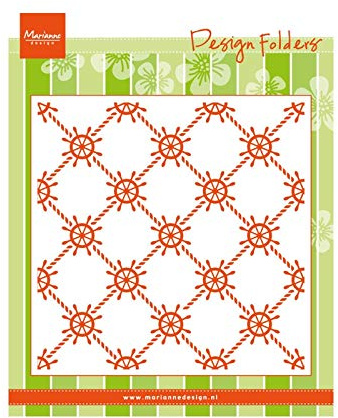 Marianne Design Design Folder Nautical, Synthetic Material, 19.2 x 14.7 x 0.6 cm