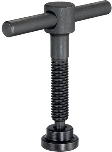 Erwin Halder Normteile 24490.0116 Knebelschrauben, DIN 6304 mit festem Knebel/mit Druckstück, Form F, d1=M16/l1=75 mm