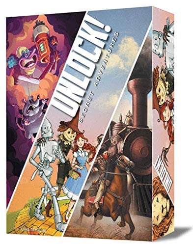 Space Cowboys | Unlock! Secret Adventures | Escape Room Board Game for Adults and Families | Ages 10 | 2 to 6 Players | 180 Minutes per Game