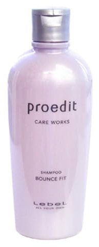 Lebel Proedit Care Works Hair Shampoo Bounce Fit - 300ml (Green Tea Set)