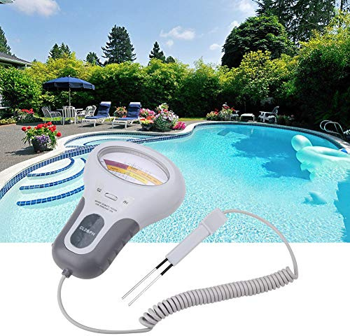 PC-102B CL2 Medidor de cloro y análisis de pH con sonda, medidor portátil Medidor de agua digital, medidor de pH de cloro para piscina, analizador de cloro de pH