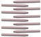 Alexnailart Nagelfeile Bimsstein Stein Stock Nagelhautschieber Nagelpflege Maniküre Polieren Werkzeug 10 Stück