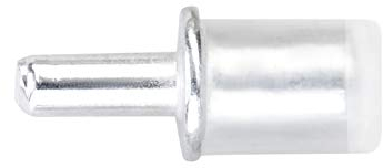 100 Stück SOTECH Steckbodenträger Duplo III für 3 mm Bohrloch gummiert Fachbodenträger Bodenträger