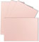 50x Einzelkarten Din A7-10,5 x 7,3 cm - 240 g/m² - Rosa - Blanko Mini-Karten ideal für Geschenkanhänger, Namenskarten & Visitenkarten