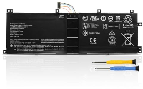K KYUER 38Wh BSNO4170A5-AT Laptop Akku für Lenovo Ideapad Miix 510-12ISK 510-12IKB 520-12IKB 80U1 80XE 81CG 20M3 80U1000NGE 80U1000VSP 20M3000LGE LH5B10L67278 5B10L68713 BSNO4170A5-LH BSN04170A5-AT