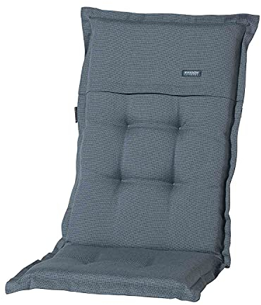 Nordje Premium Gartenmöbelauflage für Hochlehner 50x123 Outdoor (Grau)