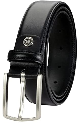 LINDENMANN Anzug-Ledergürtel Herren, Anzug-Gürtel Herren 35 mm breit, Gürtel Anzug Herren, Vollrindleder schwarz, Farbe/Color:schwarz, Size US/EU:Bundweite 130 cm Gesamtlänge 145 cm W 51 XXXL