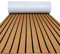 FOCEAN Boat Flooring EVA Foam Boat Decking, Faux Teak Marine Mat Boat Carpet Sea Deck Marine Flooring for Motorboat RV Yacht Kayak Surfboard, 94.5''x 15.7'', Brown+Black Lines