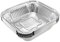 sourcing map 6.3 x 6.3 Aluminum Foil Pans, 15oz Disposable Trays Containers for Kitchen Roasting Baking Cooking 16pcs
