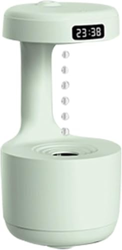 GFYWZ Umidificatori antigravità a goccia d'acqua con display a LED, 800 ml, con funzione di spegnimento 4H, per camera da letto e soggiorno